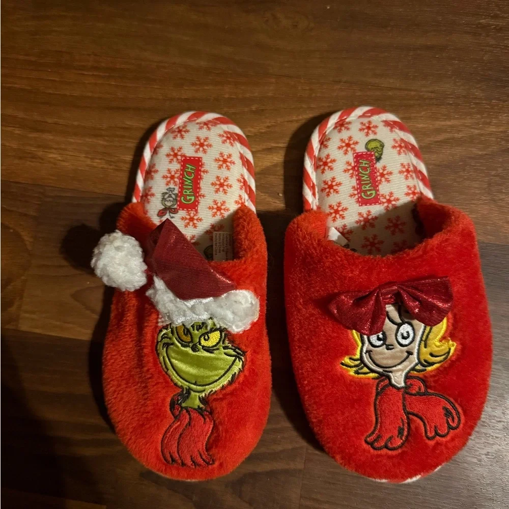 Toddler Grinch Slippers